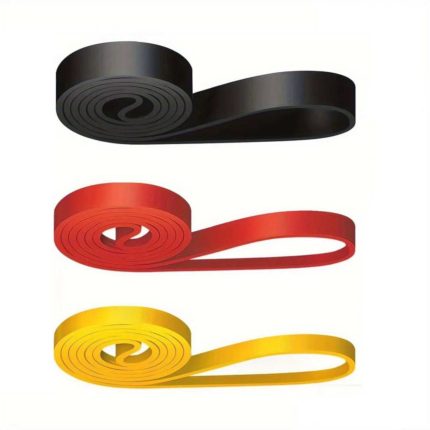 Resistance Bands, Stackable TPE Resistance Bands for Strength Training, Fitness, Workout, Stretching, Home Gym and More