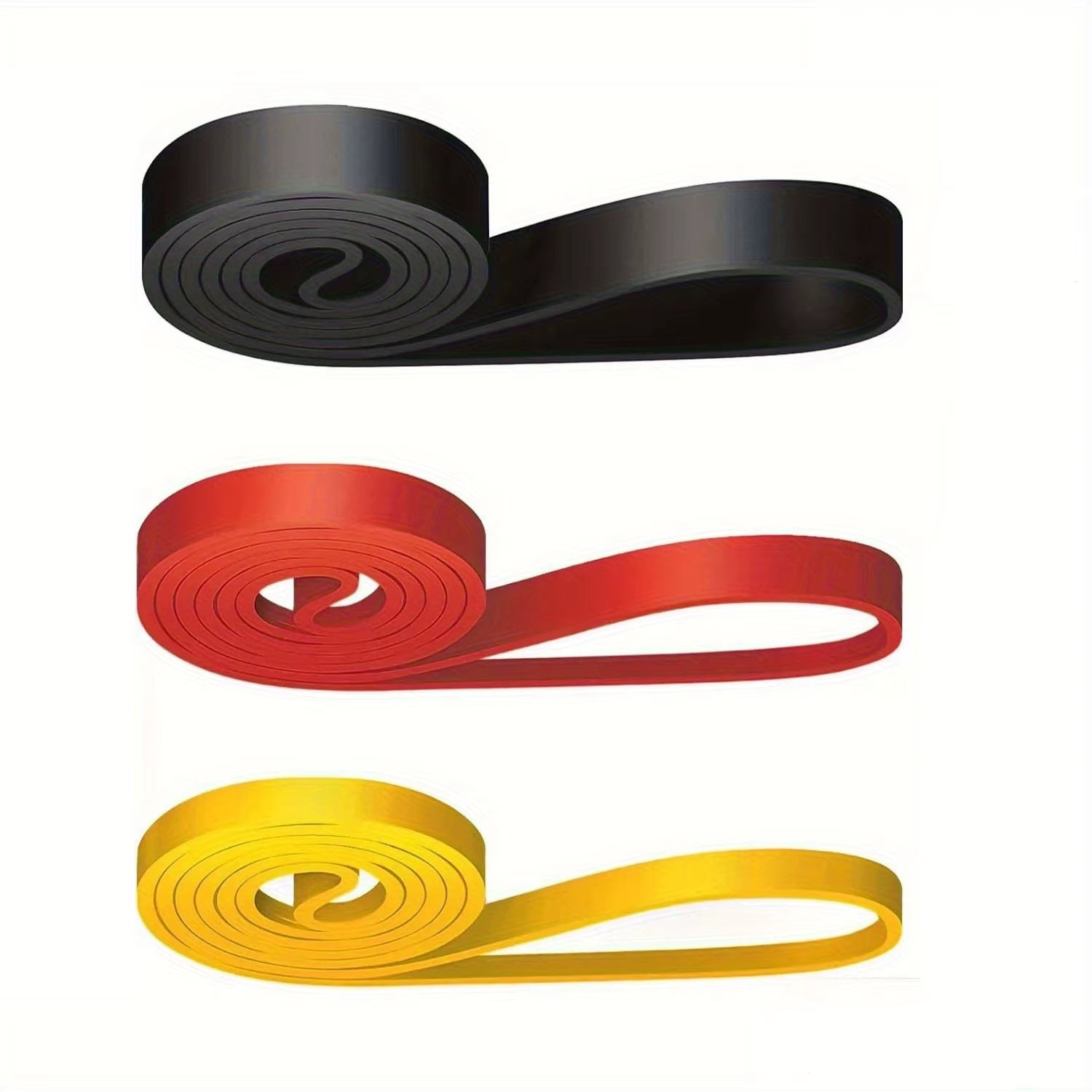 Resistance Bands, Stackable TPE Resistance Bands for Strength Training, Fitness, Workout, Stretching, Home Gym and More